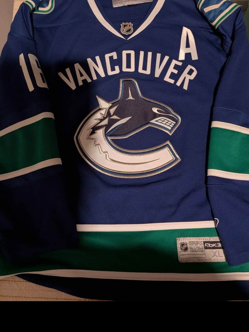 Vancouver Canucks Trevor Linden Jersey Reebok XL